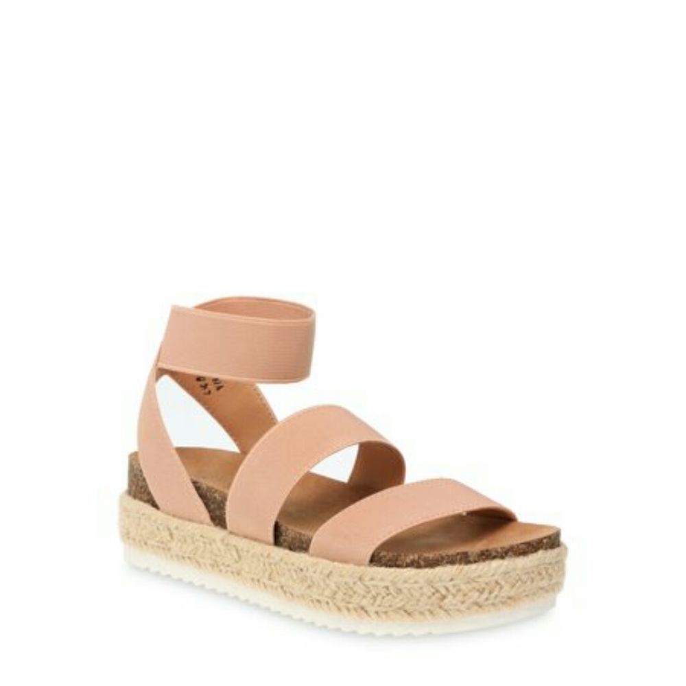 Blush Flatform Espadrille Sandals